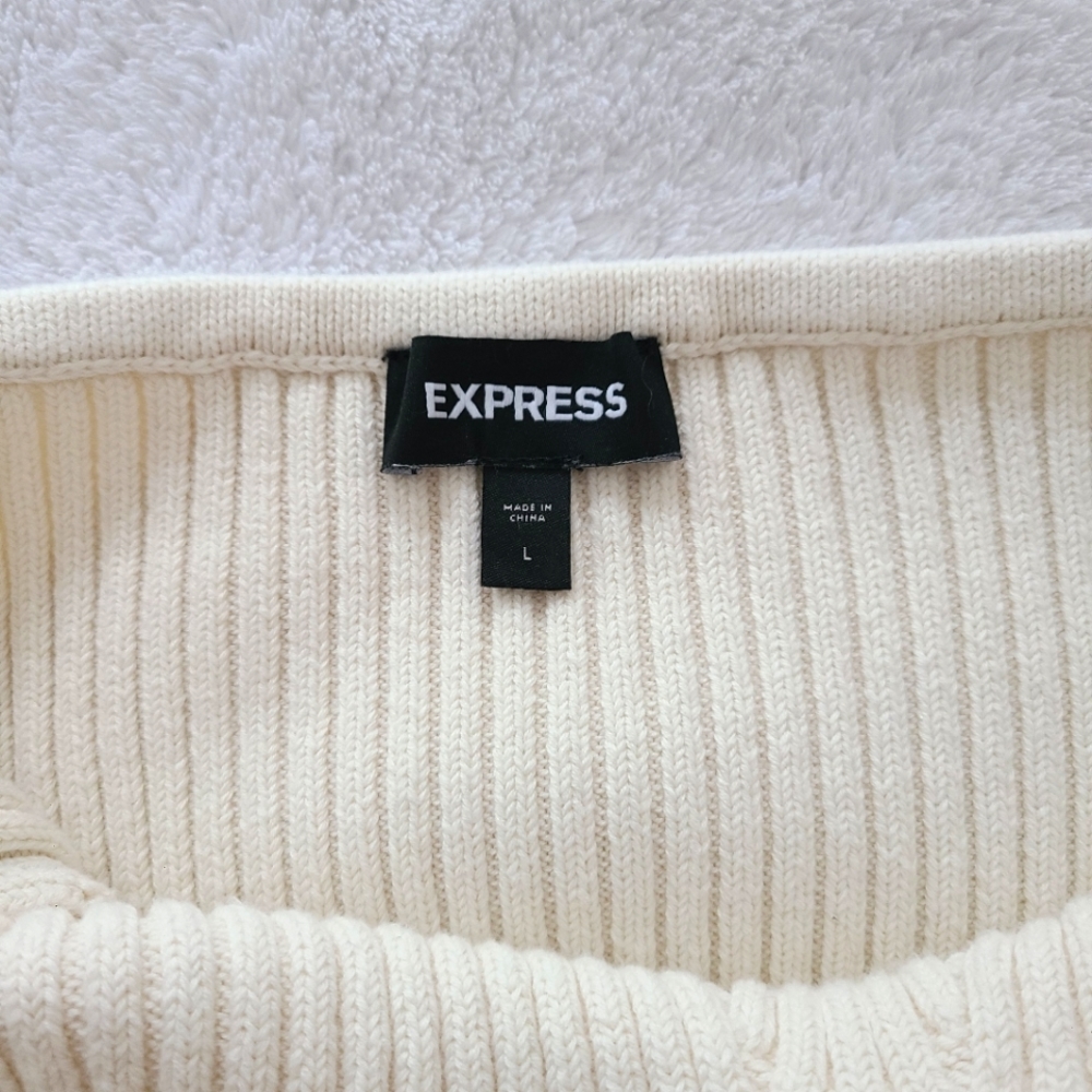 Express Strapless Ribbed Tube Top - Picture 8 of 11